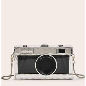 Crossbody Bag Chain Camera Design Purse for Women